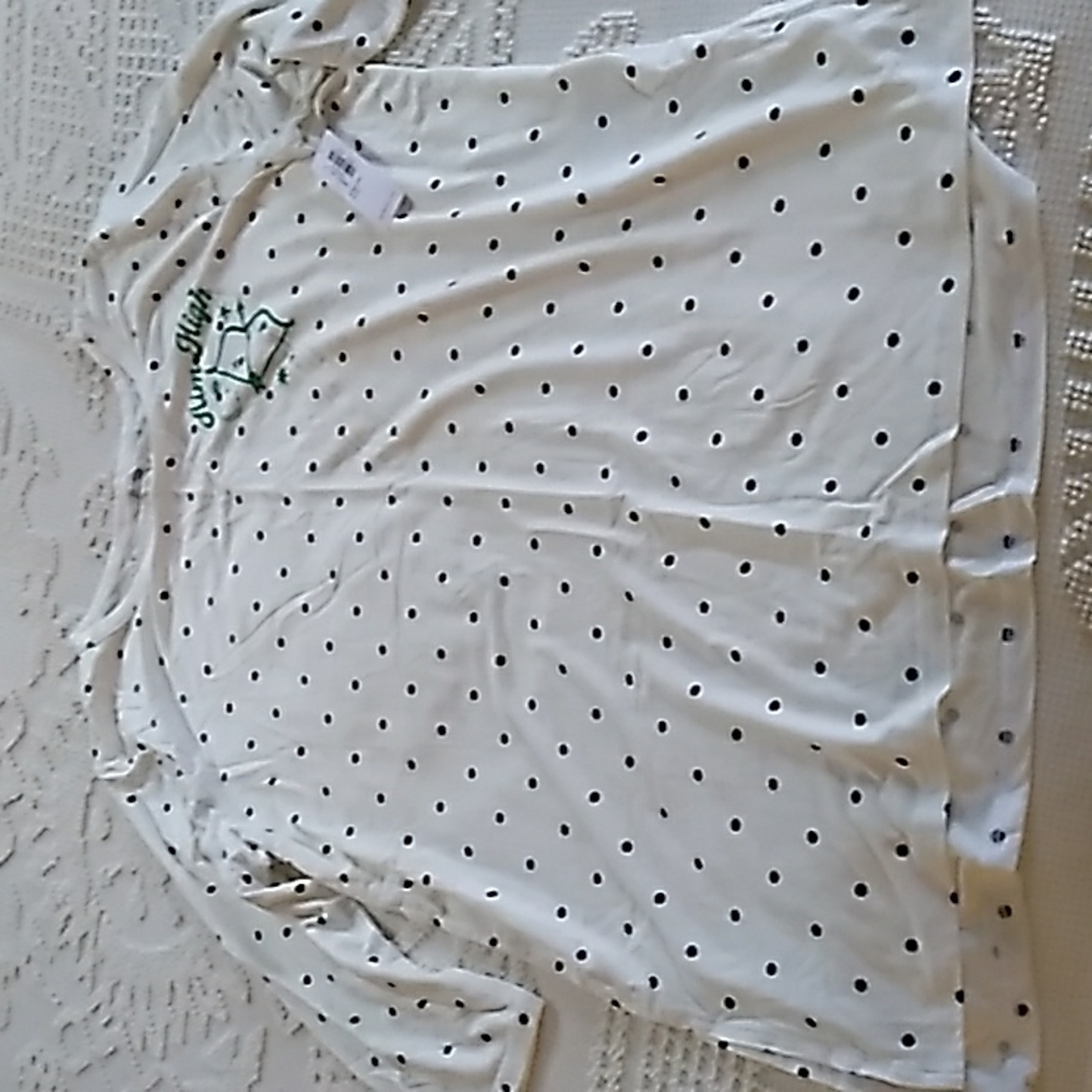 Old Navy Black Dot Tunic Girls XXL (16) Plus